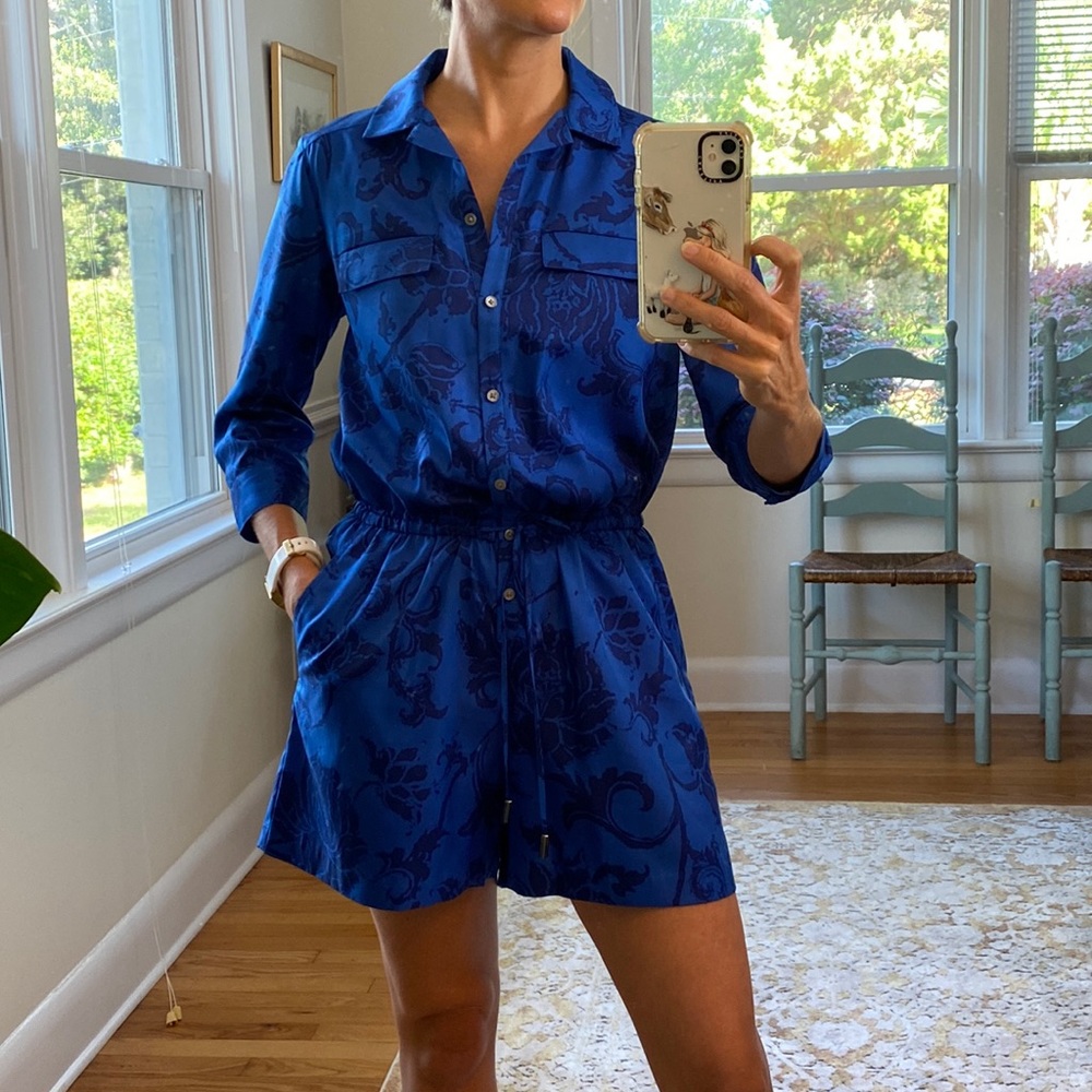 Adorable Silk Texture Romper